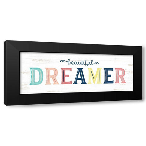 Dreamer Black Modern Wood Framed Art Print with Double Matting by Pugh, Jennifer