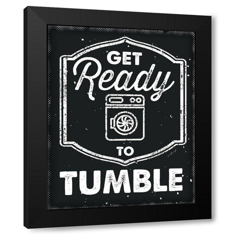 Get Ready to Tumble Black Modern Wood Framed Art Print with Double Matting by Pugh, Jennifer