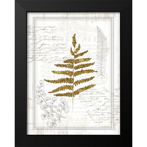 Ferns II Black Modern Wood Framed Art Print by Pugh, Jennifer