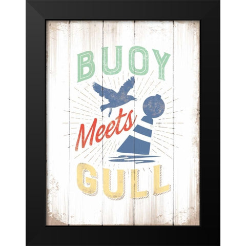 Buoy Black Modern Wood Framed Art Print by Brando, JJ