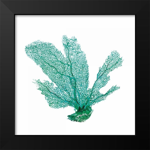 Green Sea Black Modern Wood Framed Art Print by Brando, JJ