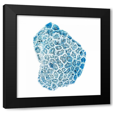 Blue Sea Black Modern Wood Framed Art Print by Brando, JJ