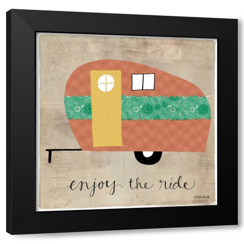 Enjoy the Ride Black Modern Wood Framed Art Print with Double Matting by Doucette, Katie