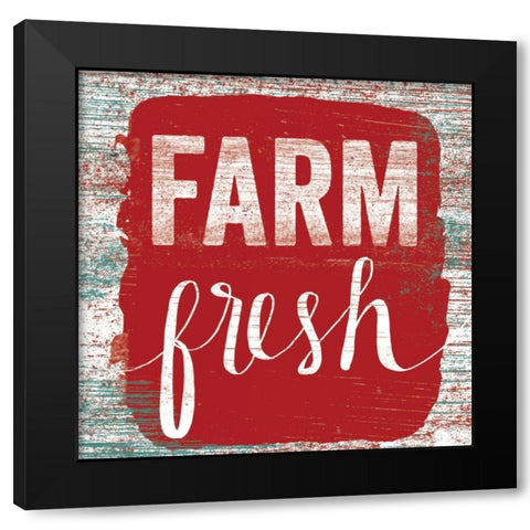 Farm Fresh Black Modern Wood Framed Art Print with Double Matting by Doucette, Katie