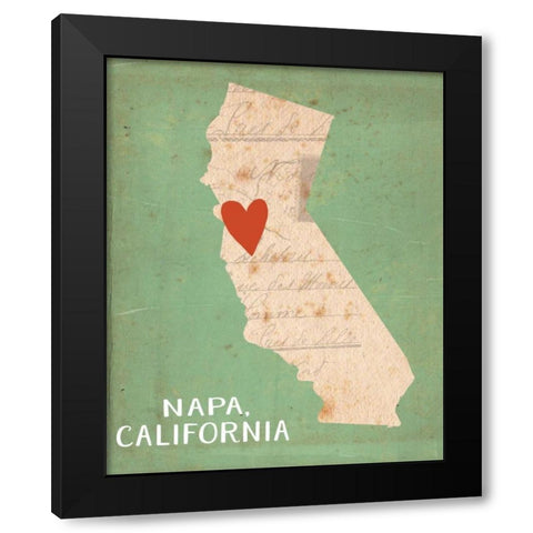 Napa Black Modern Wood Framed Art Print by Doucette, Katie