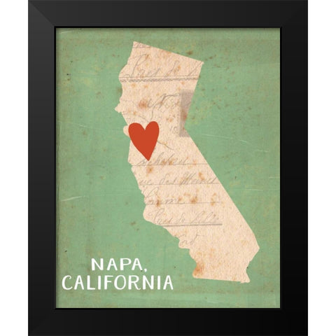 Napa Black Modern Wood Framed Art Print by Doucette, Katie