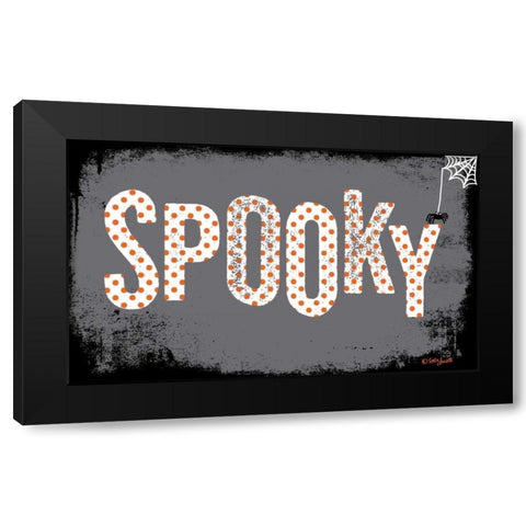 Spooky Black Modern Wood Framed Art Print by Doucette, Katie