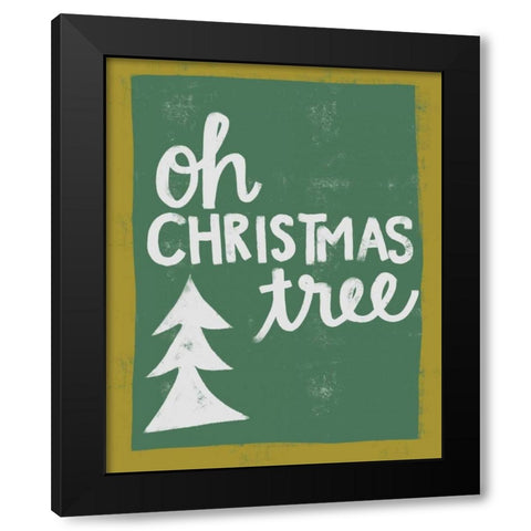 Christmas Tree II Black Modern Wood Framed Art Print by Doucette, Katie