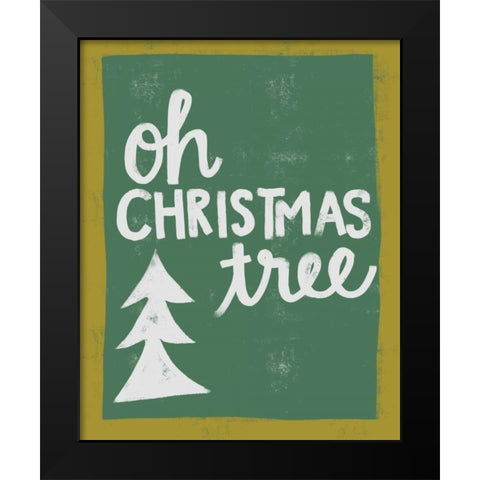 Christmas Tree II Black Modern Wood Framed Art Print by Doucette, Katie