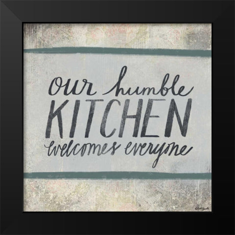 Humble Kitchen Black Modern Wood Framed Art Print by Doucette, Katie