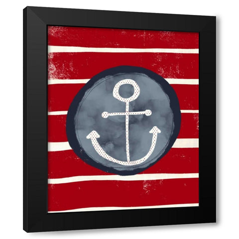 Anchor Black Modern Wood Framed Art Print by Doucette, Katie