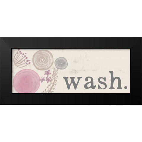 Wash Black Modern Wood Framed Art Print by Doucette, Katie