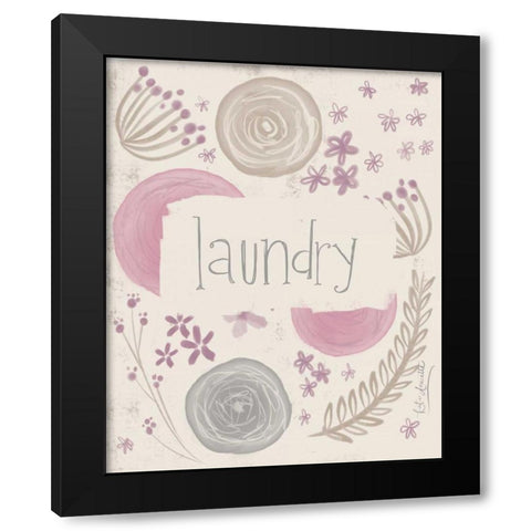 Laundry II Black Modern Wood Framed Art Print with Double Matting by Doucette, Katie