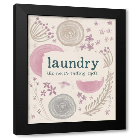 Laundry III Black Modern Wood Framed Art Print by Doucette, Katie