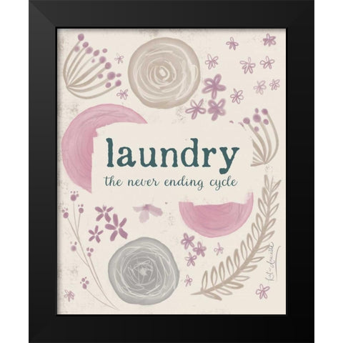 Laundry III Black Modern Wood Framed Art Print by Doucette, Katie