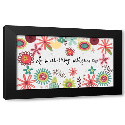Small Things Black Modern Wood Framed Art Print by Doucette, Katie