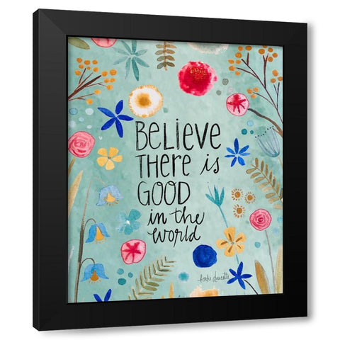 Be the Good Black Modern Wood Framed Art Print with Double Matting by Doucette, Katie