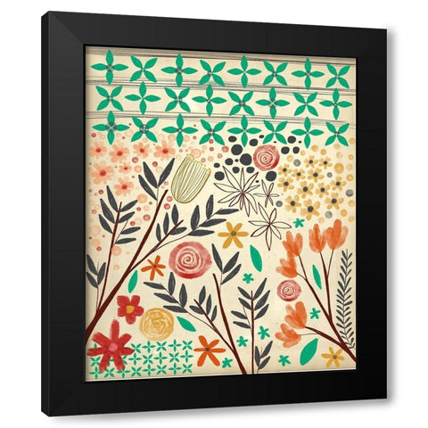 Fall Bounty Black Modern Wood Framed Art Print with Double Matting by Doucette, Katie