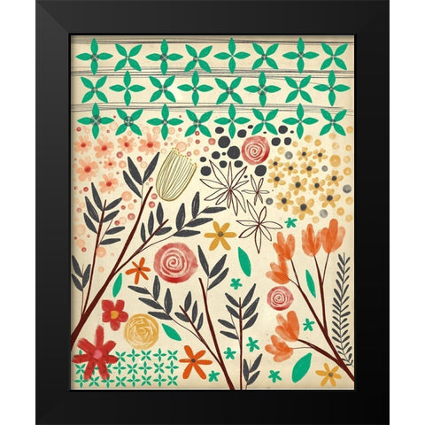 Fall Bounty Black Modern Wood Framed Art Print by Doucette, Katie