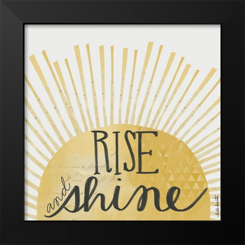 Rise and Shine Black Modern Wood Framed Art Print by Doucette, Katie