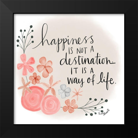 Destination Black Modern Wood Framed Art Print by Doucette, Katie