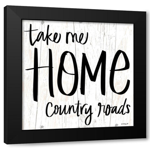 Take Me Home Black Modern Wood Framed Art Print by Doucette, Katie