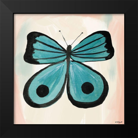 Butterfly III Black Modern Wood Framed Art Print by Doucette, Katie