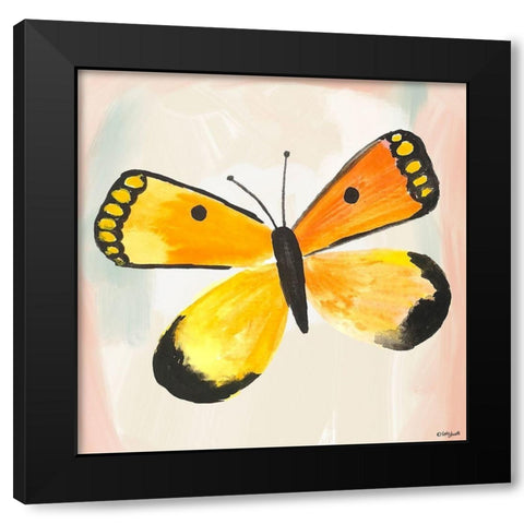 Butterfly IV Black Modern Wood Framed Art Print by Doucette, Katie