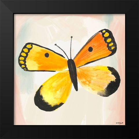 Butterfly IV Black Modern Wood Framed Art Print by Doucette, Katie