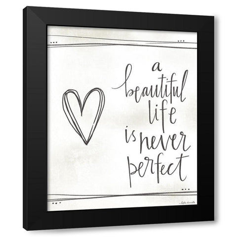 A Beautiful Life Black Modern Wood Framed Art Print with Double Matting by Doucette, Katie