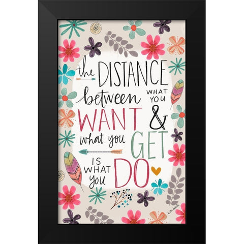 Distance Black Modern Wood Framed Art Print by Doucette, Katie