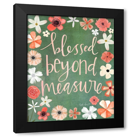 Beyond Measure Black Modern Wood Framed Art Print by Doucette, Katie