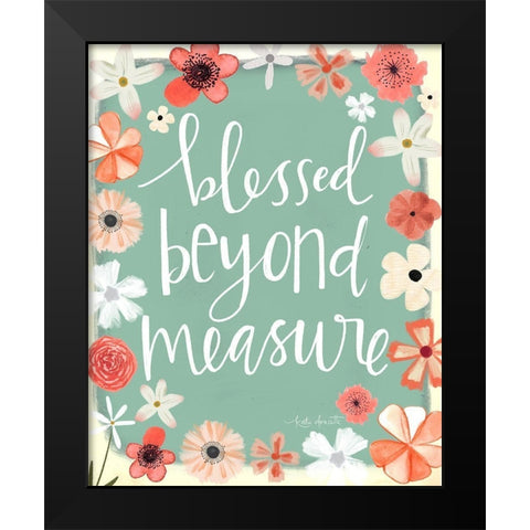 Beyond Measure II Black Modern Wood Framed Art Print by Doucette, Katie