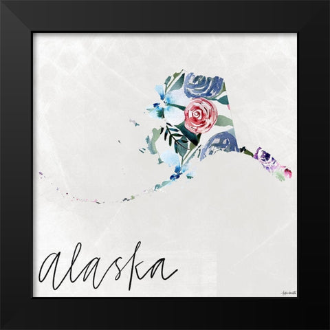 Alaska Black Modern Wood Framed Art Print by Doucette, Katie