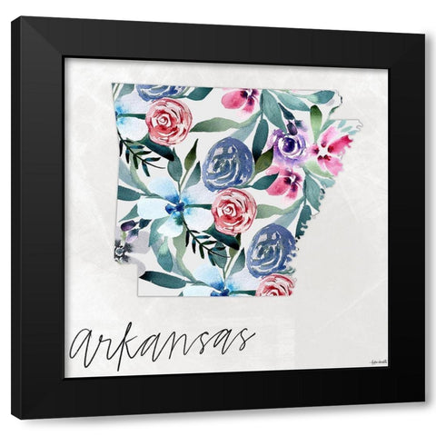 Arkansas Black Modern Wood Framed Art Print by Doucette, Katie