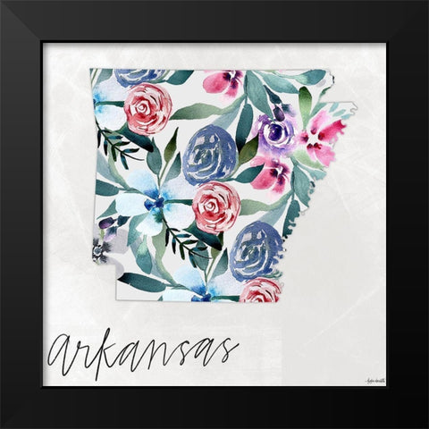 Arkansas Black Modern Wood Framed Art Print by Doucette, Katie