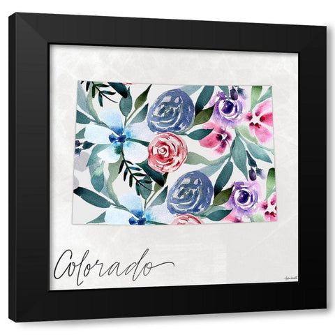 Colorado Black Modern Wood Framed Art Print with Double Matting by Doucette, Katie