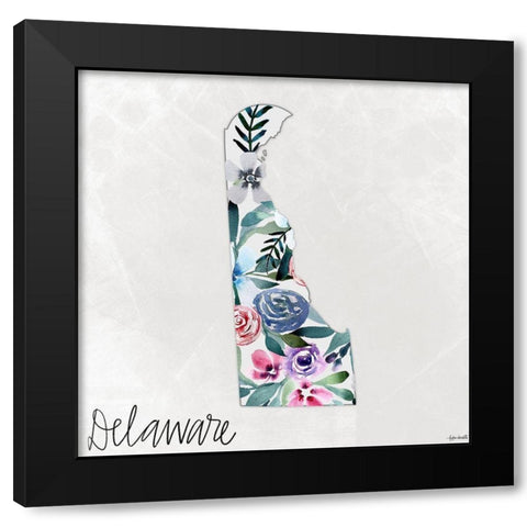Delaware Black Modern Wood Framed Art Print with Double Matting by Doucette, Katie
