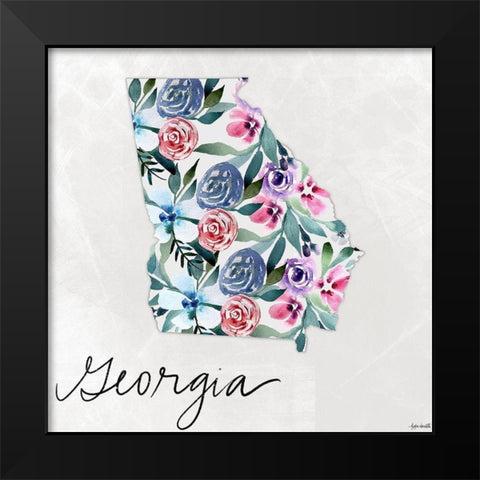 Georgia Black Modern Wood Framed Art Print by Doucette, Katie