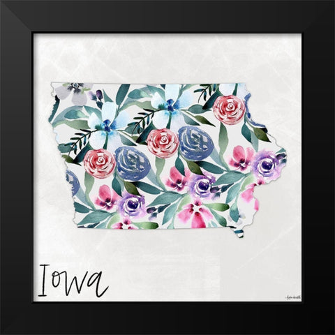 Iowa Black Modern Wood Framed Art Print by Doucette, Katie