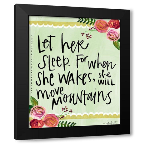 Move Mountains II Black Modern Wood Framed Art Print with Double Matting by Doucette, Katie