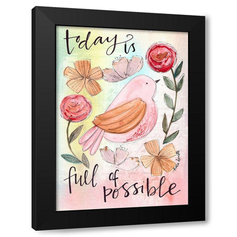 Full of Possible Black Modern Wood Framed Art Print by Doucette, Katie