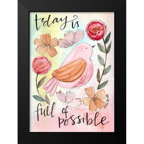 Full of Possible Black Modern Wood Framed Art Print by Doucette, Katie