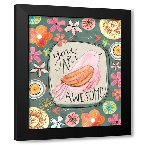 Awesome Black Modern Wood Framed Art Print by Doucette, Katie