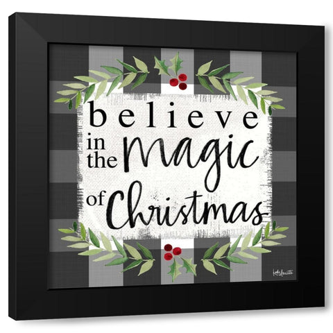 Magic of Christmas Black Modern Wood Framed Art Print with Double Matting by Doucette, Katie