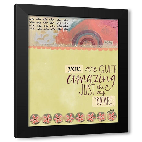 Amazing the Way You Are Black Modern Wood Framed Art Print with Double Matting by Doucette, Katie