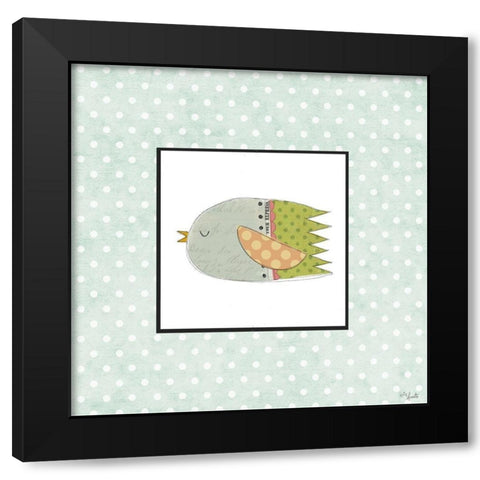 Little Bird Black Modern Wood Framed Art Print by Doucette, Katie