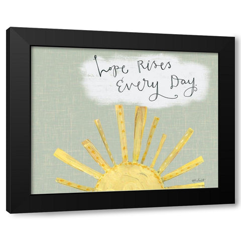 Hope Rises Black Modern Wood Framed Art Print by Doucette, Katie