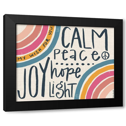 My Wish for You Black Modern Wood Framed Art Print by Doucette, Katie