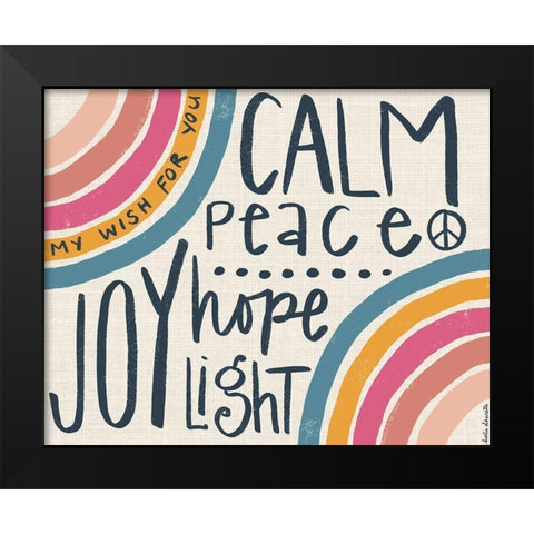 My Wish for You Black Modern Wood Framed Art Print by Doucette, Katie